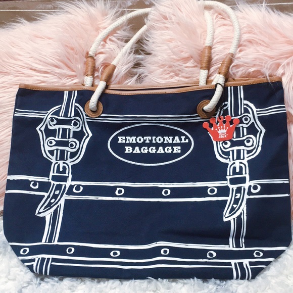“Emotional Baggage” large tote bag - Picture 6 of 8
